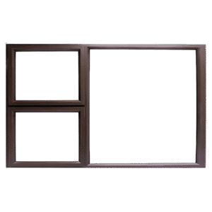 Aluminium Window 1200mm x 600mm – Sleek and durable with a 28ML frame. Clear glass. Available in Bronze