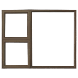 Aluminium Window 1500mm x 1200mm in Bronze, White, Charcoal, or Natural finish.