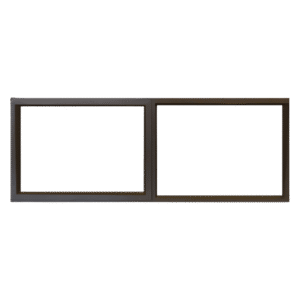 Aluminium Window 1800mm x 600mm Available in Bronze, White