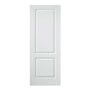 Stylish 2 Panel Deep Moulded White Door